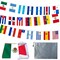 21 Spanish Speaking Countries Flags, 8 x 11" Latin America String Flags for Sports Bars Party - 24.6 Ft